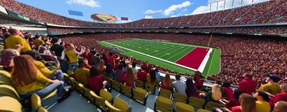 Seat view from Club Red Zone