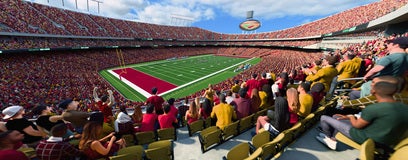 Seat view from Club Red Zone