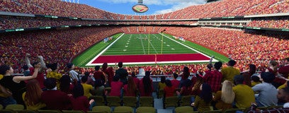 Seat view from Club Touchdown