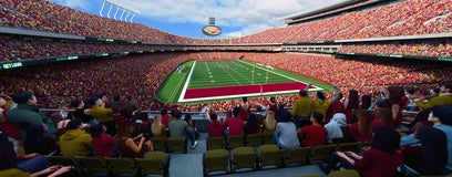 Seat view from Club Touchdown