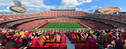 Seat view from Upper Red Sideline