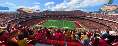 Seat view from Upper Red Sideline