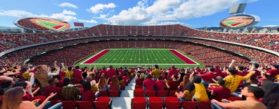 Seat view from Upper Red Sideline