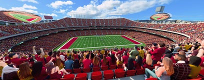 Seat view from Upper Red Sideline