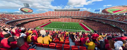 Seat view from Upper Red Sideline