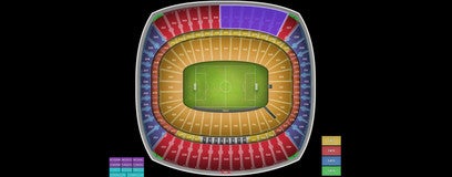 Seat view from Upper Sideline