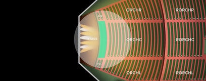 Seat view from Gold Circle