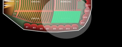 Seat view from Rear Orchestra
