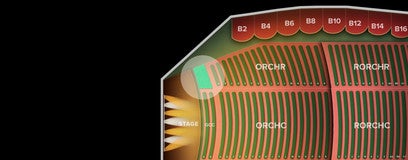 Seat view from Gold Circle