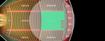 Seat view from Rear Orchestra