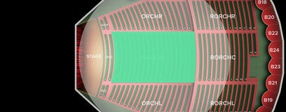 Seat view from Orchestra