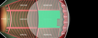 Seat view from Rear Orchestra