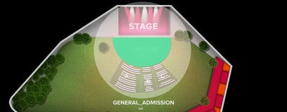 Seat view from Front Stage