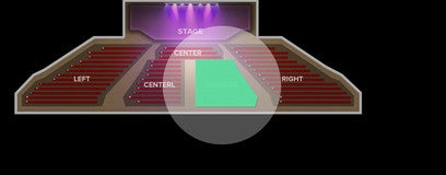 Seat view from Center