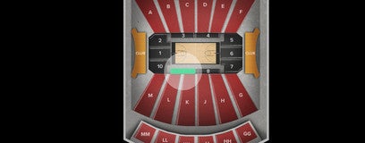 Seat view from Floor Center