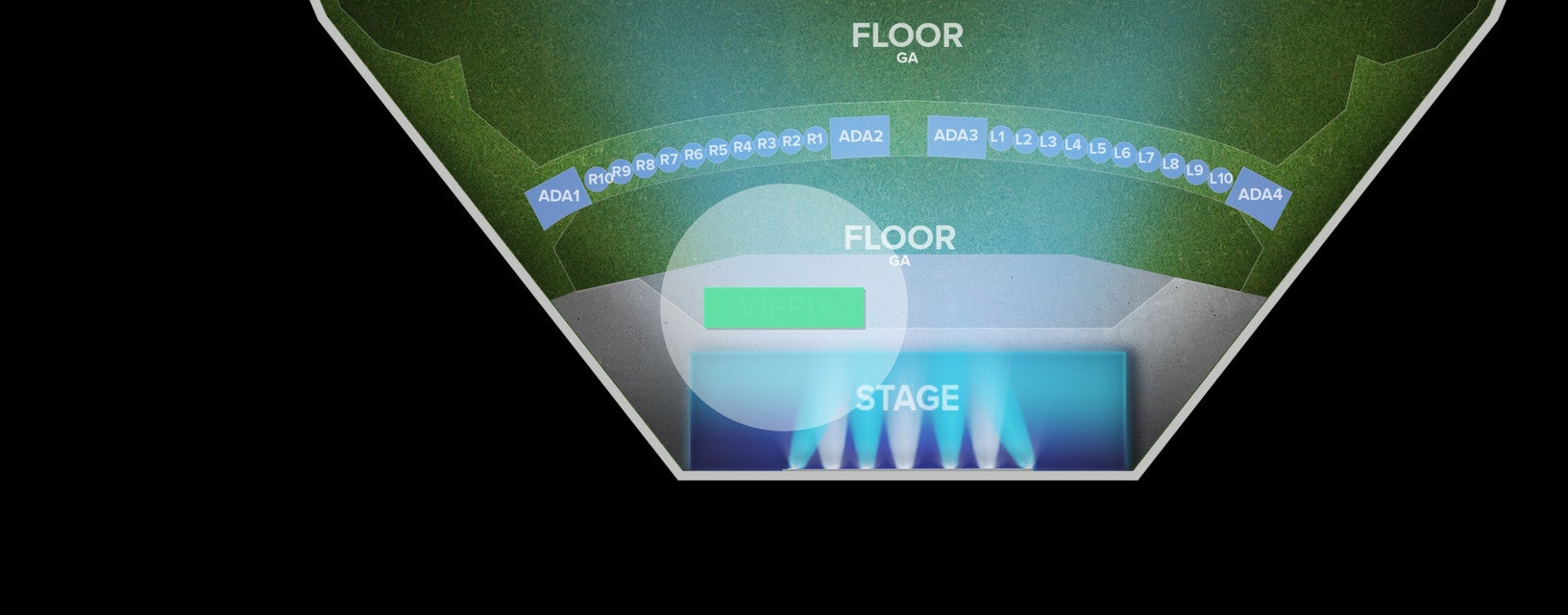 Seat view from VIP Pit