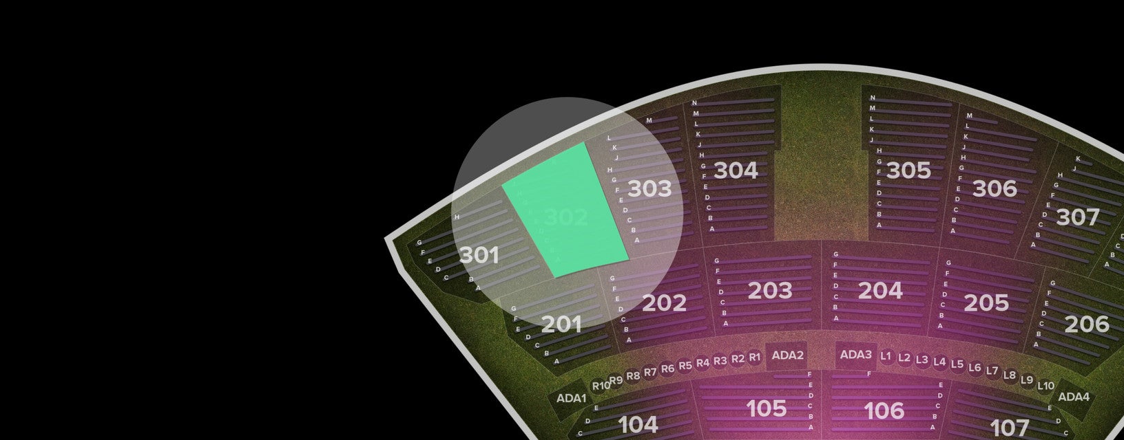 Seat view from Upper