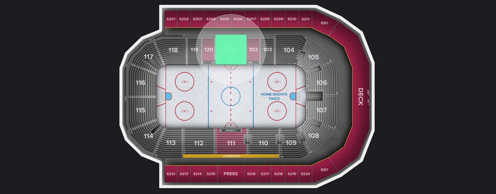 Seat view from Lower