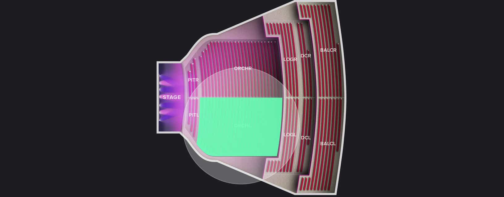 Seat view from Orchestra