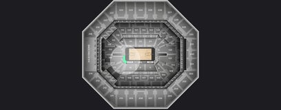 Seat view from Charter Courtside