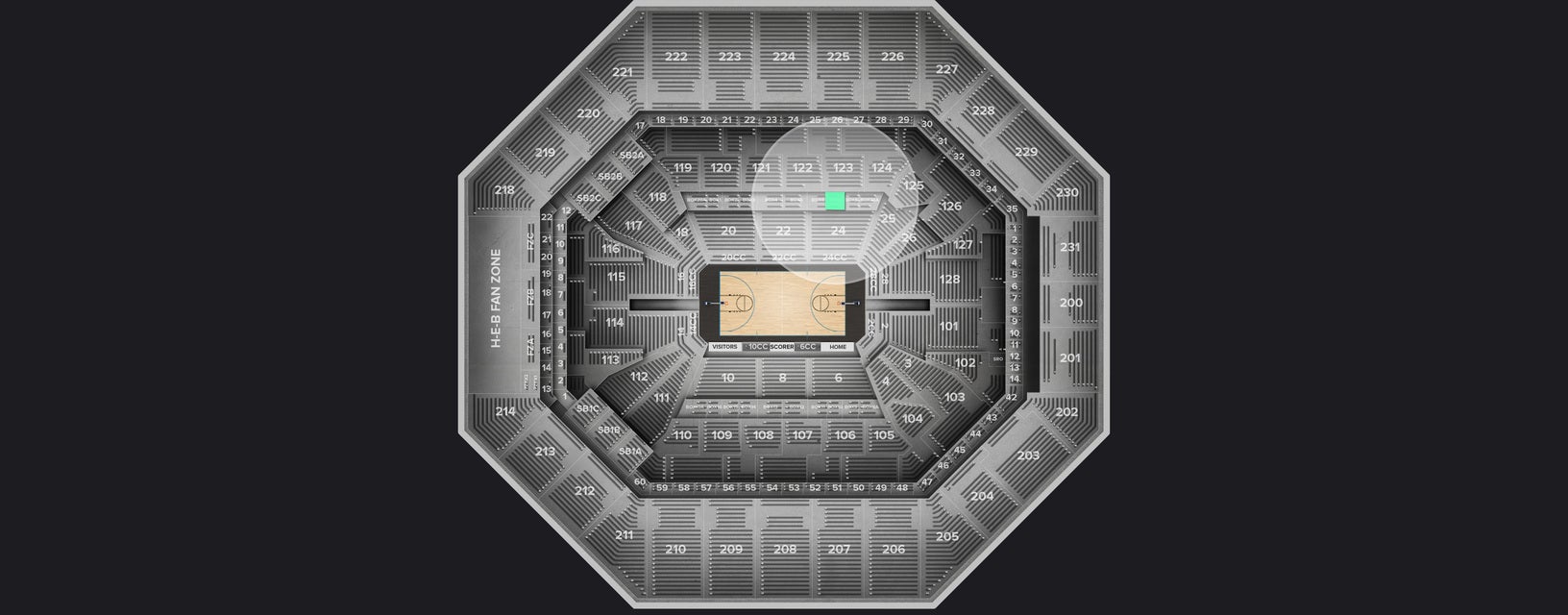 Seat view from Box