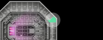 Seat view from Upper