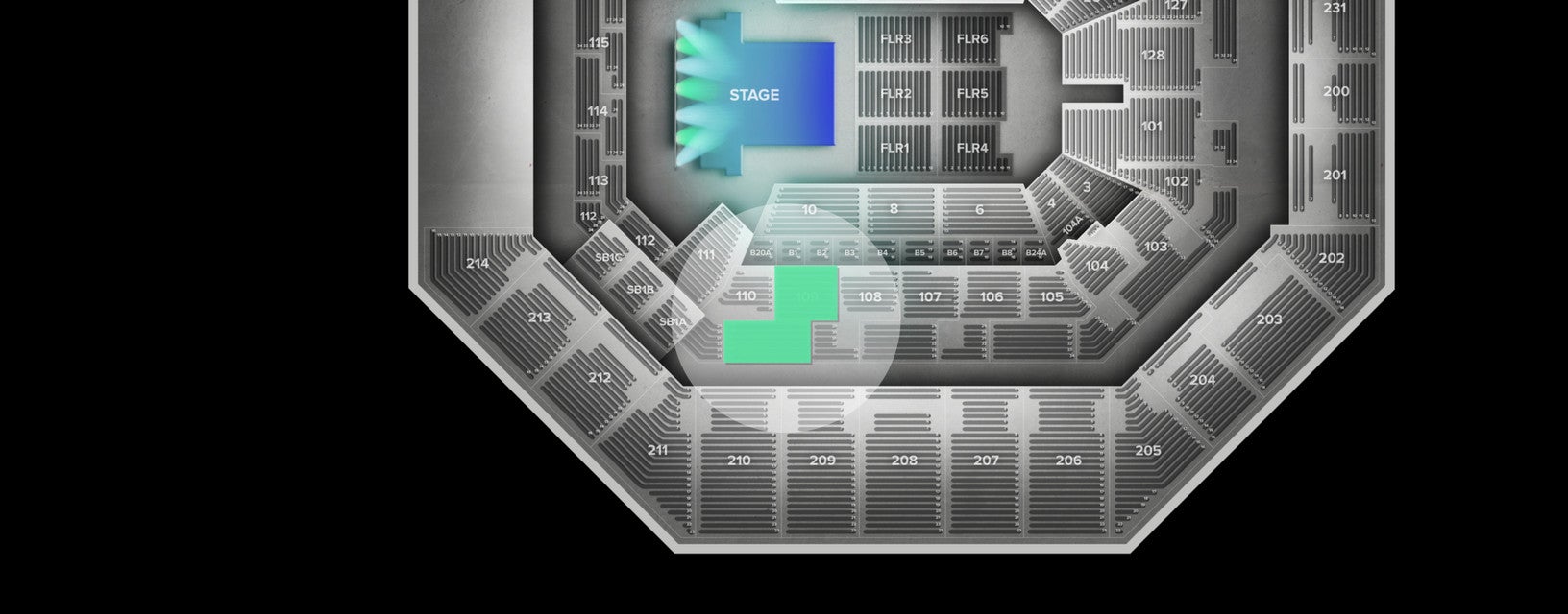 Seat view from Lower
