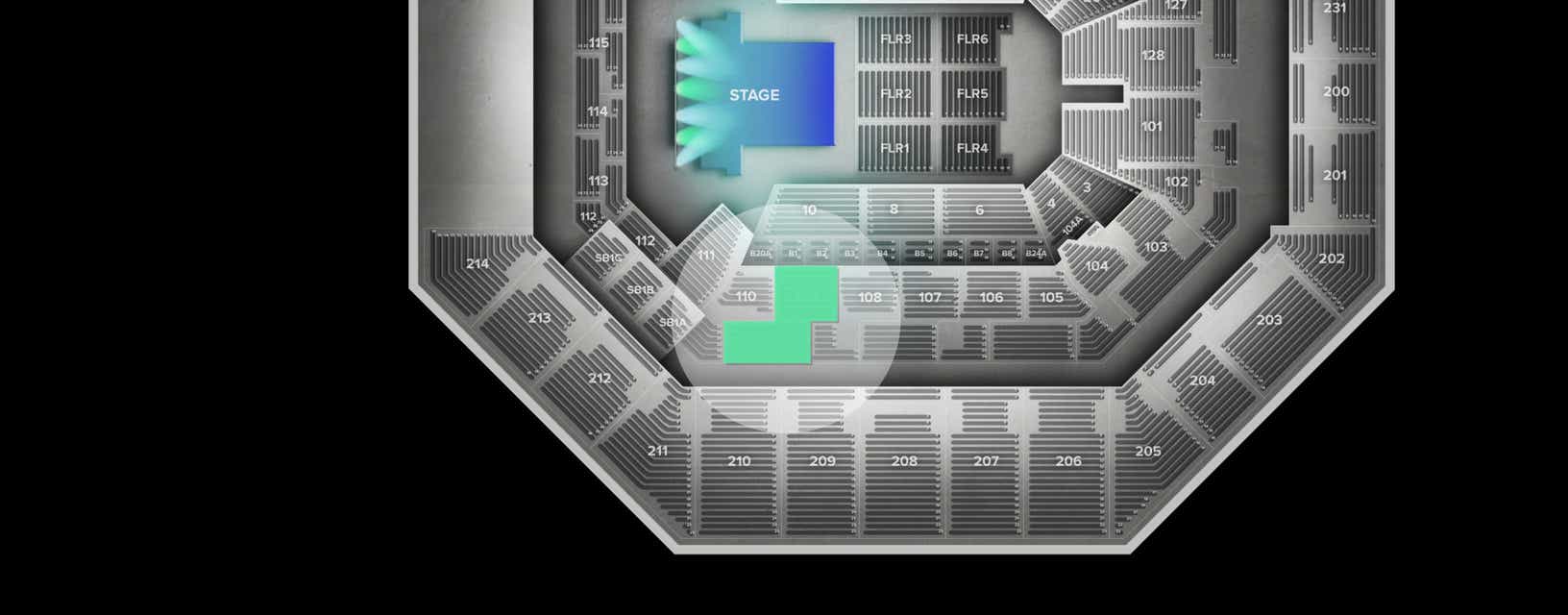 Seat view from Lower