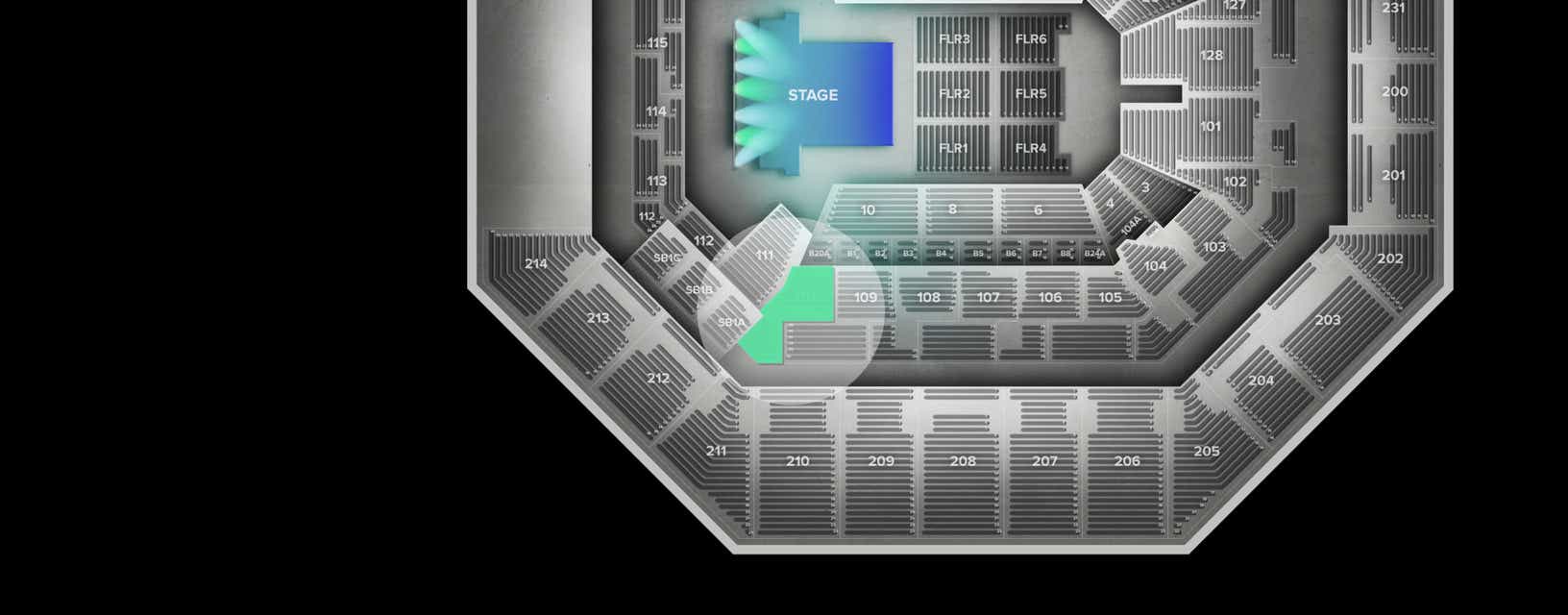 Seat view from Lower