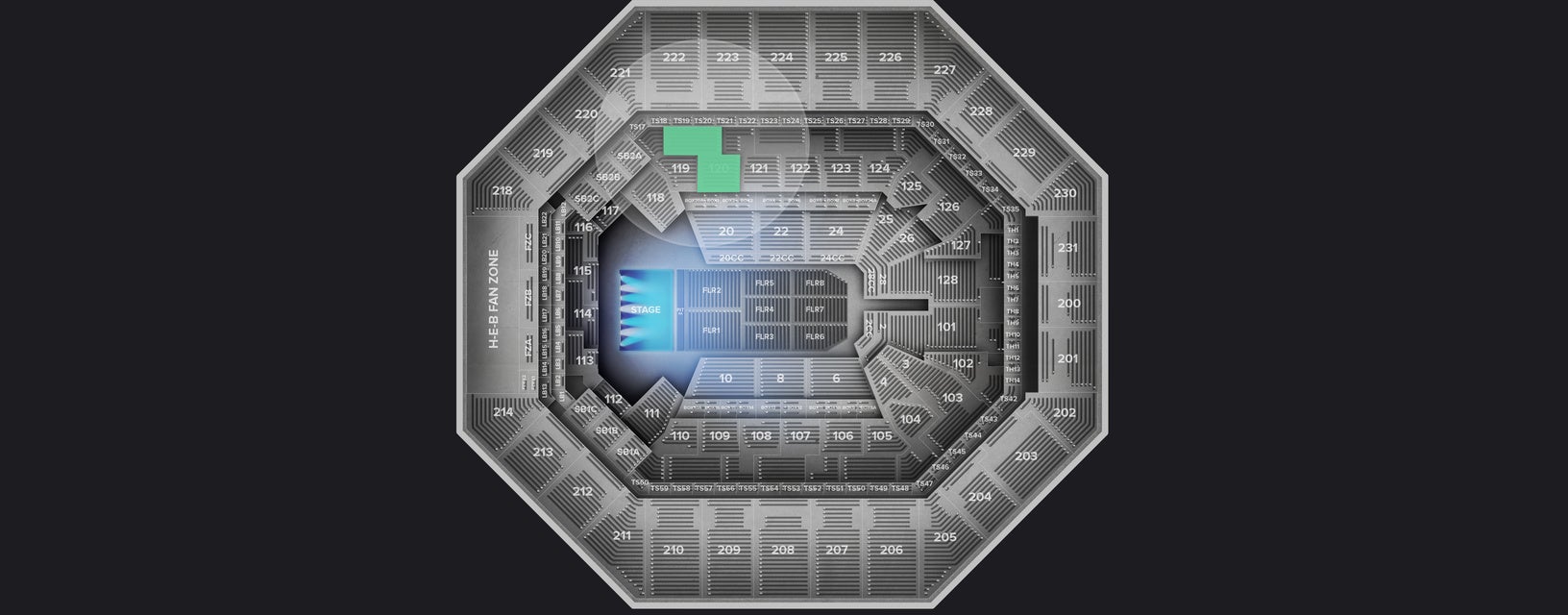Seat view from Lower