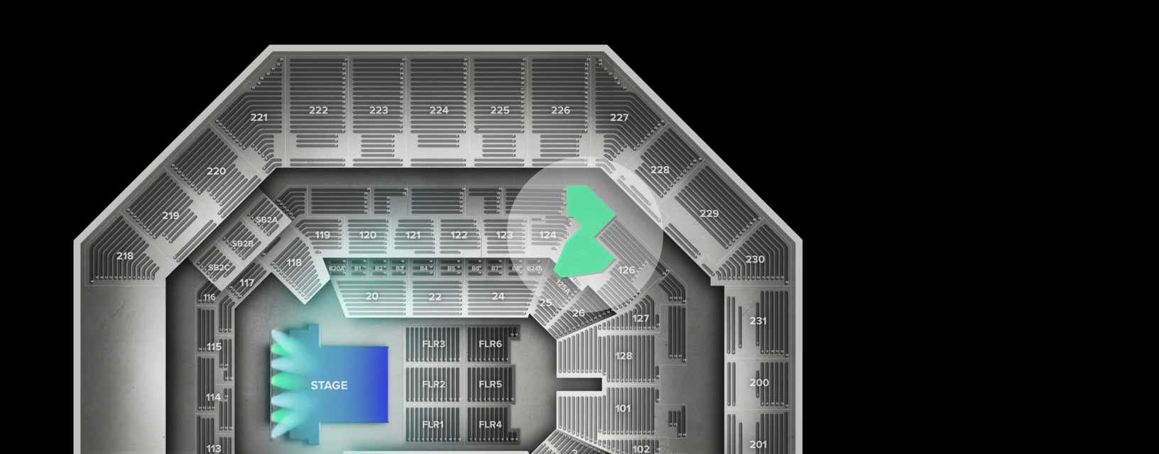 Seat view from Lower