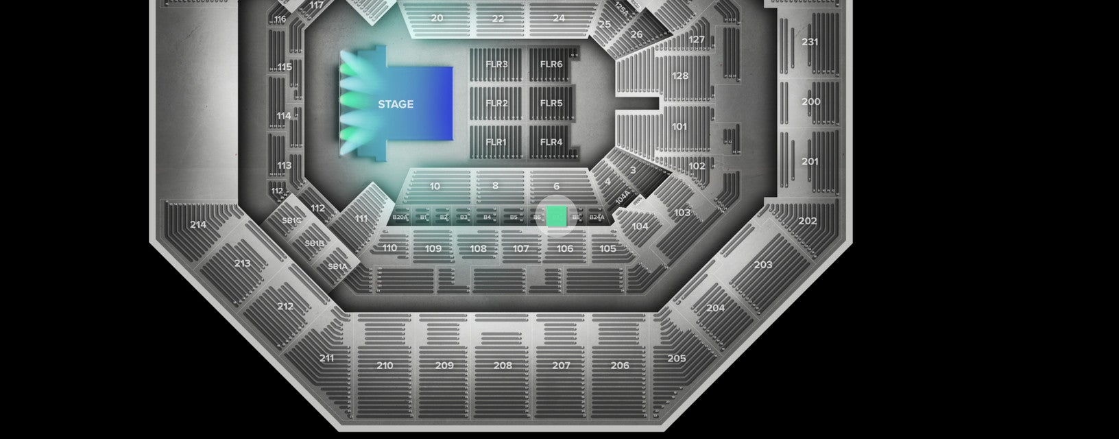Seat view from Lower