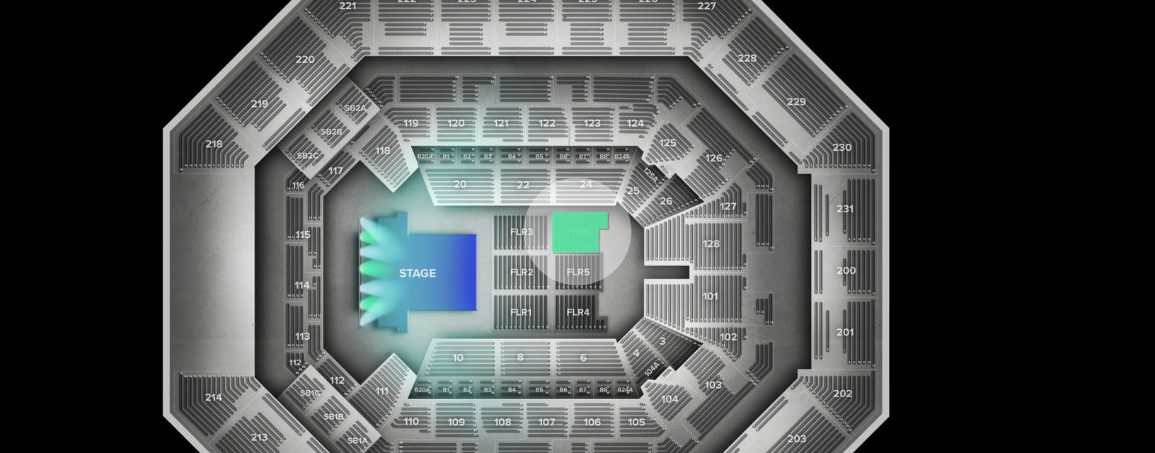 Seat view from Floor