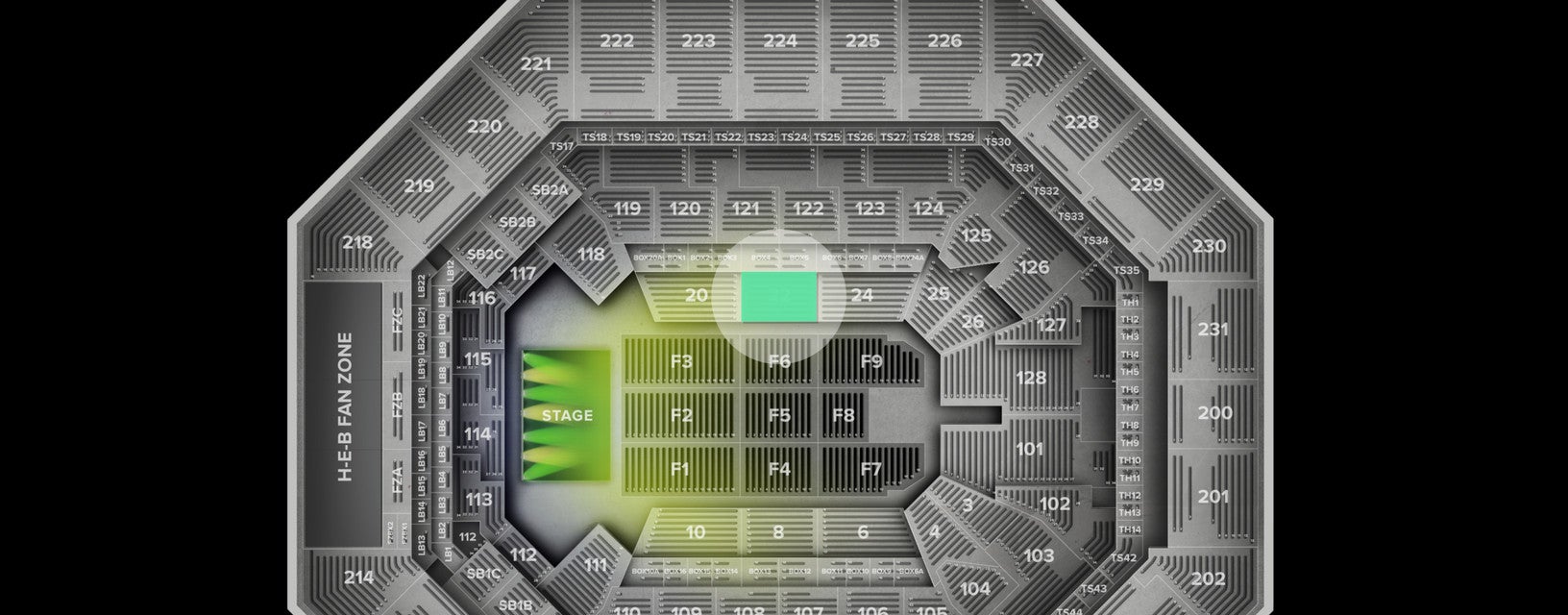 Seat view from Lower