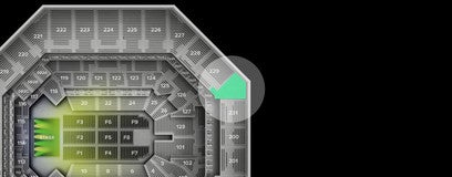 Seat view from Upper