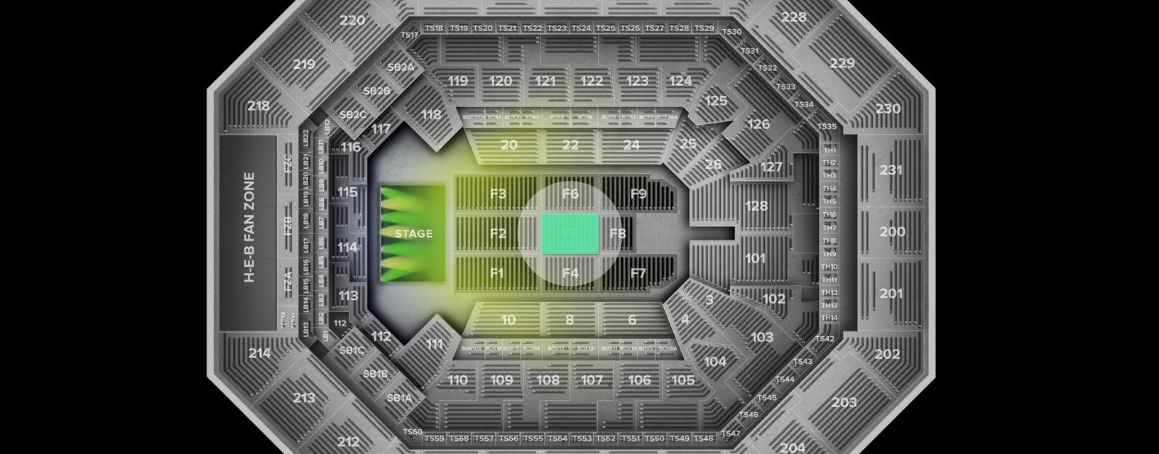 Seat view from Floor