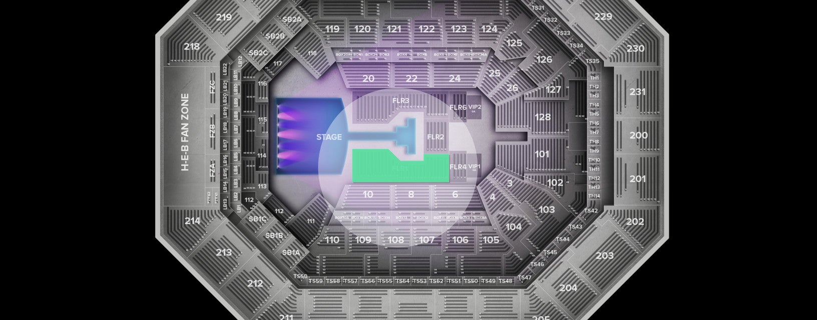 Seat view from Floor