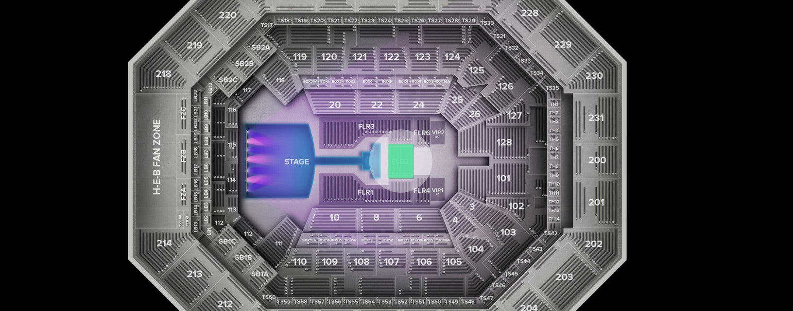 Seat view from Floor