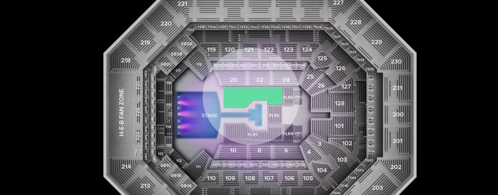 Seat view from Floor