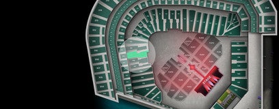 Seat view from Dugout Club