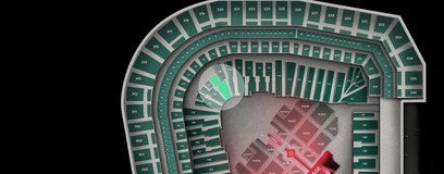 Seat view from Dugout Club