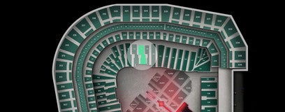 Seat view from Premium Field Club