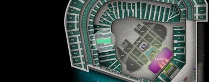 Seat view from Premium Field Club