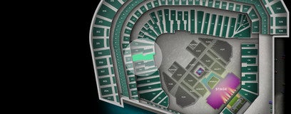 Seat view from Dugout Club