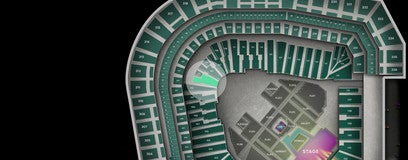 Seat view from Dugout Club