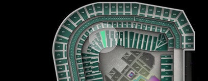 Seat view from Dugout Club