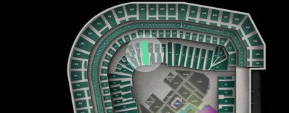 Seat view from Dugout Club