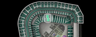 Seat view from Premium Field Club