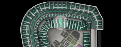 Seat view from Premium Field Club