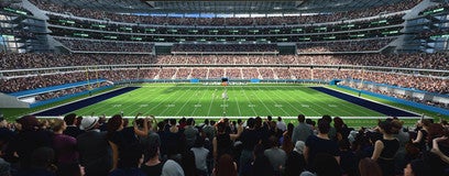 Seat view from Founders Club